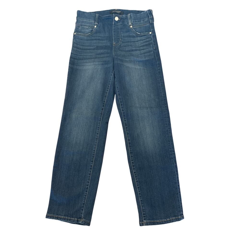 Liverpool The Gia Glider Slim Pull On Stretch Casual Comfort Jeans Size 6/28